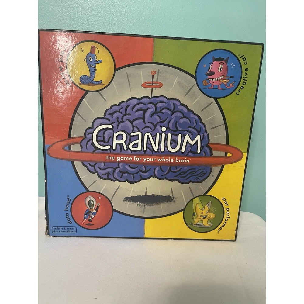 Cranium The Game For Your Whole Brain Board Game 2001 Edition Gary Baseman